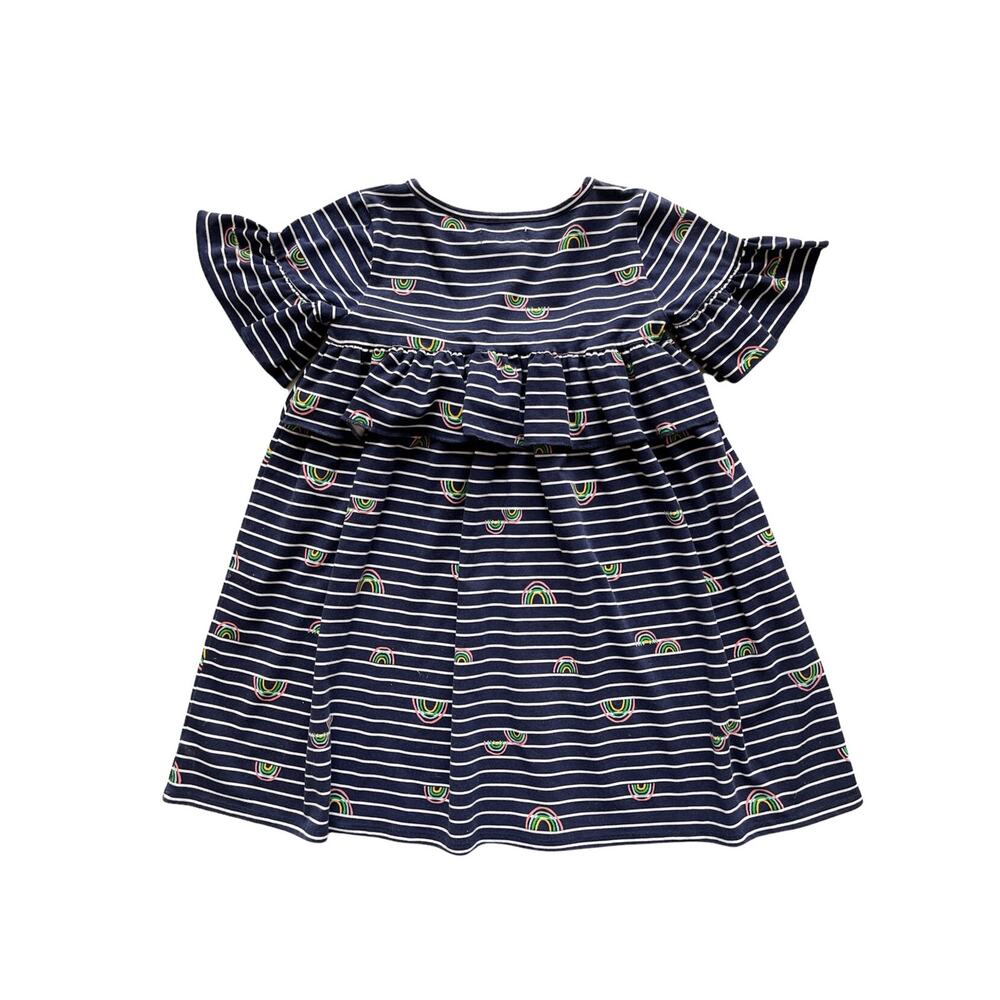 Tucker + Tate Striped Rainbow Dress Size 5 - Picture 3 of 4
